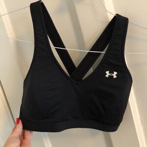 Lightly used black under armor sports bra